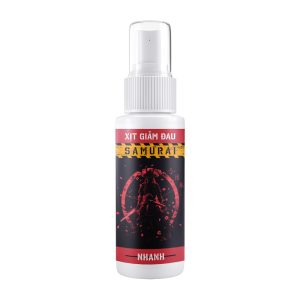 Xịt giảm đau khẩn cấp Samurai